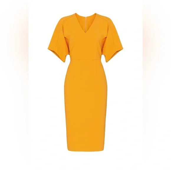 Donna Morgan Golden Midi Dress - Picture 5 of 5